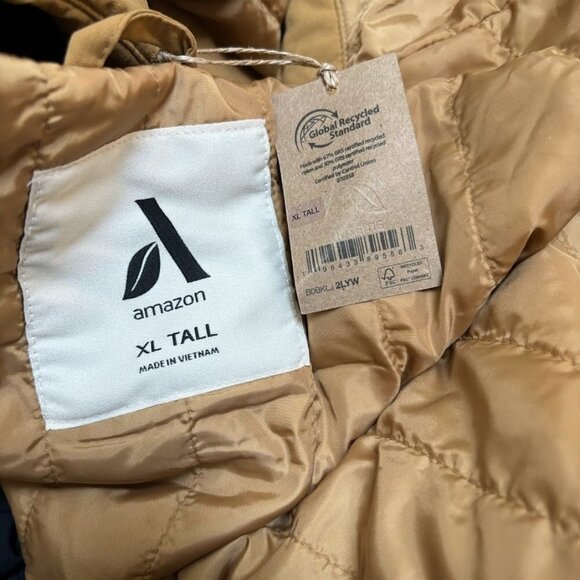 Amazon Essentials Men's Regular-Fit Nylon Insulated Shirt Jacket, XLarge Tall - Picture 7 of 7